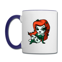 Character #80 Contrast Coffee Mug - white/cobalt blue