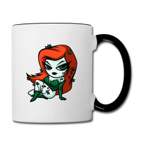 Character #80 Contrast Coffee Mug - white/black