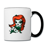 Character #80 Contrast Coffee Mug - white/black