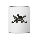 Character #81 Contrast Coffee Mug - white/black