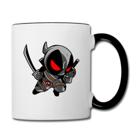 Character #81 Contrast Coffee Mug - white/black