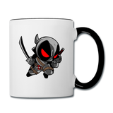 Character #81 Contrast Coffee Mug - white/black