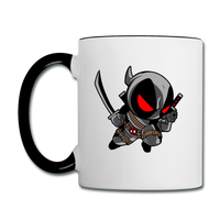 Character #81 Contrast Coffee Mug - white/black