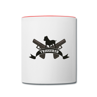 Character #81 Contrast Coffee Mug - white/red