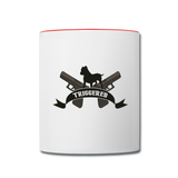 Character #81 Contrast Coffee Mug - white/red