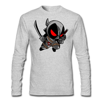 Character #81 Men's Long Sleeve T-Shirt by Next Level - heather gray