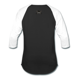 Character #81 Unisex Baseball T-Shirt - black/white