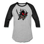 Character #81 Unisex Baseball T-Shirt - heather gray/black