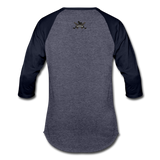 Character #81 Unisex Baseball T-Shirt - heather blue/navy