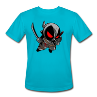 Character #81 Men's Moisture Wicking Performance T-Shirt - turquoise