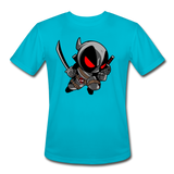 Character #81 Men's Moisture Wicking Performance T-Shirt - turquoise