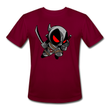 Character #81 Men's Moisture Wicking Performance T-Shirt - burgundy