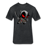Character #81 Fitted Cotton/Poly T-Shirt by Next Level - heather black