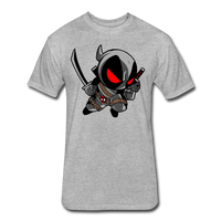 Character #81 Fitted Cotton/Poly T-Shirt by Next Level - heather gray