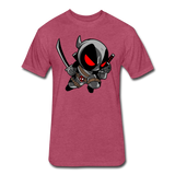 Character #81 Fitted Cotton/Poly T-Shirt by Next Level - heather burgundy