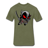 Character #81 Fitted Cotton/Poly T-Shirt by Next Level - heather military green