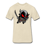 Character #81 Fitted Cotton/Poly T-Shirt by Next Level - heather cream