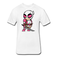 Character #82 Fitted Cotton/Poly T-Shirt by Next Level - white