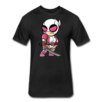 Character #82 Fitted Cotton/Poly T-Shirt by Next Level - black