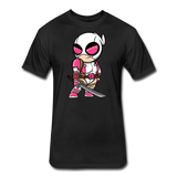 Character #82 Fitted Cotton/Poly T-Shirt by Next Level - black