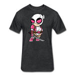 Character #82 Fitted Cotton/Poly T-Shirt by Next Level - heather black