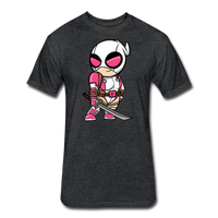 Character #82 Fitted Cotton/Poly T-Shirt by Next Level - heather black