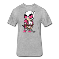 Character #82 Fitted Cotton/Poly T-Shirt by Next Level - heather gray