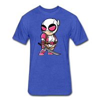 Character #82 Fitted Cotton/Poly T-Shirt by Next Level - heather royal