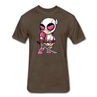 Character #82 Fitted Cotton/Poly T-Shirt by Next Level - heather espresso