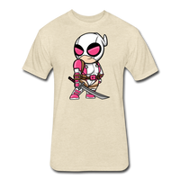 Character #82 Fitted Cotton/Poly T-Shirt by Next Level - heather cream