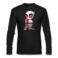 Character #82 Men's Long Sleeve T-Shirt by Next Level - black