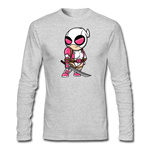Character #82 Men's Long Sleeve T-Shirt by Next Level - heather gray