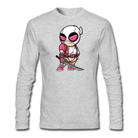 Character #82 Men's Long Sleeve T-Shirt by Next Level - heather gray
