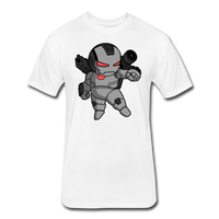 Character #83 Fitted Cotton/Poly T-Shirt by Next Level - white