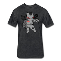 Character #83 Fitted Cotton/Poly T-Shirt by Next Level - heather black
