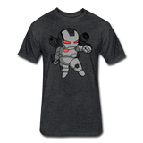 Character #83 Fitted Cotton/Poly T-Shirt by Next Level - heather black