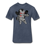Character #83 Fitted Cotton/Poly T-Shirt by Next Level - heather navy