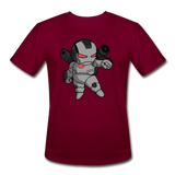 Character #83 Men’s Moisture Wicking Performance T-Shirt - burgundy