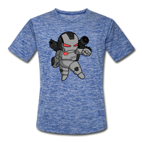 Character #83 Men’s Moisture Wicking Performance T-Shirt - heather blue