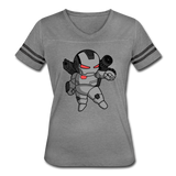 Character #83 Women’s Vintage Sport T-Shirt - heather gray/charcoal