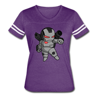 Character #83 Women’s Vintage Sport T-Shirt - vintage purple/white