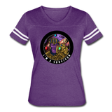 Character #84 Women’s Vintage Sport T-Shirt - vintage purple/white