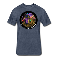 Character #84 Fitted Cotton/Poly T-Shirt by Next Level - heather navy