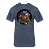 Character #84 Fitted Cotton/Poly T-Shirt by Next Level - heather navy
