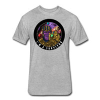 Character #84 Fitted Cotton/Poly T-Shirt by Next Level - heather gray
