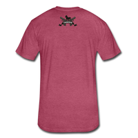 Character #84 Fitted Cotton/Poly T-Shirt by Next Level - heather burgundy