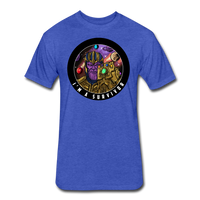 Character #84 Fitted Cotton/Poly T-Shirt by Next Level - heather royal