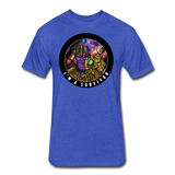 Character #84 Fitted Cotton/Poly T-Shirt by Next Level - heather royal