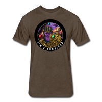 Character #84 Fitted Cotton/Poly T-Shirt by Next Level - heather espresso