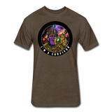 Character #84 Fitted Cotton/Poly T-Shirt by Next Level - heather espresso